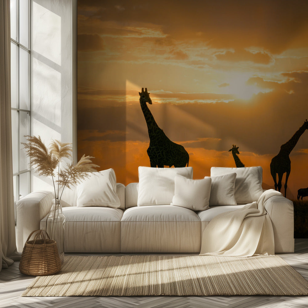 Gouden Afrika | Behang