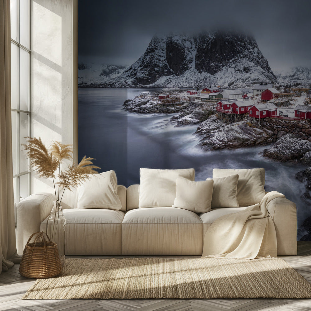 winter Lofoten-eilanden | Behang