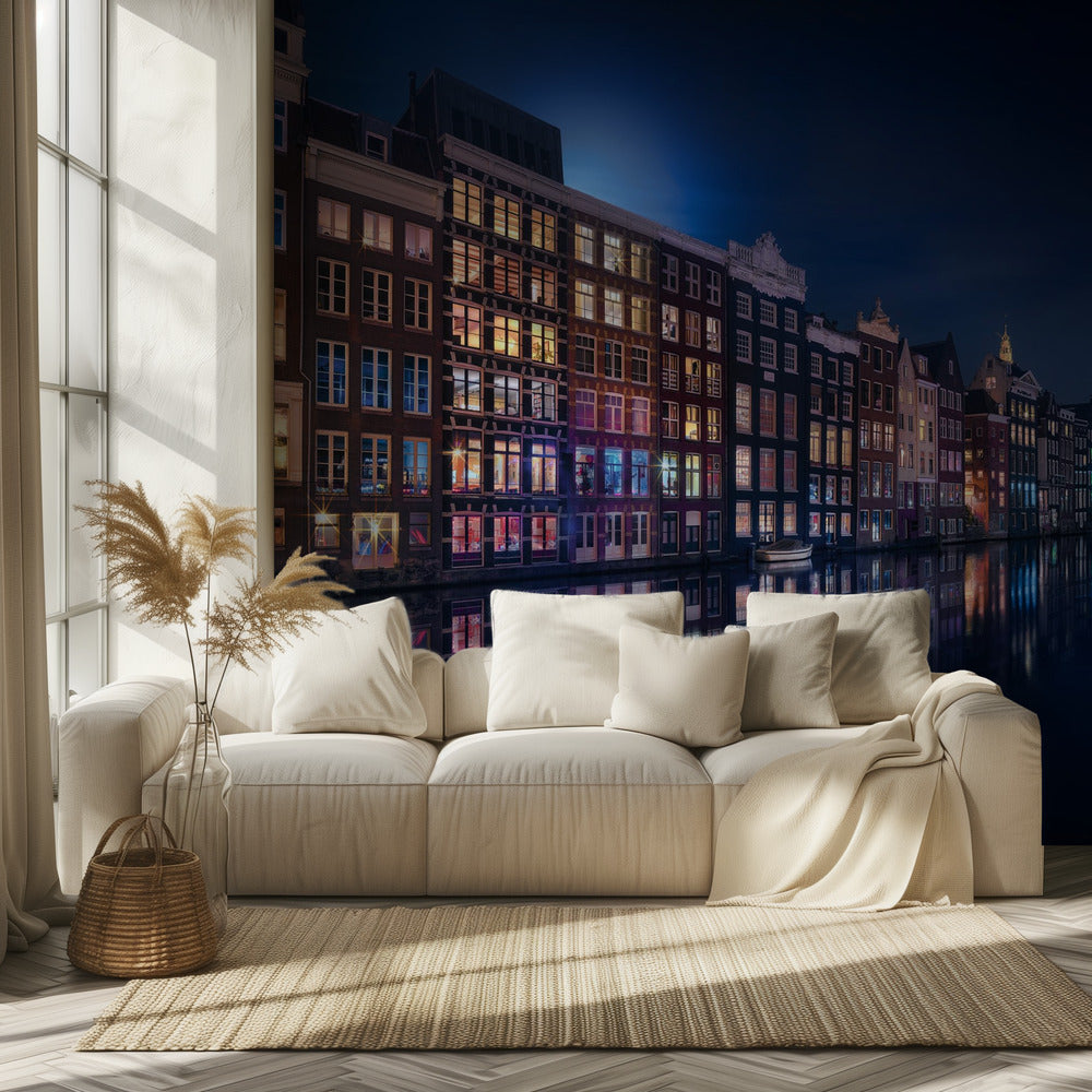 Amsterdamse Ramen Kleuren | Behang