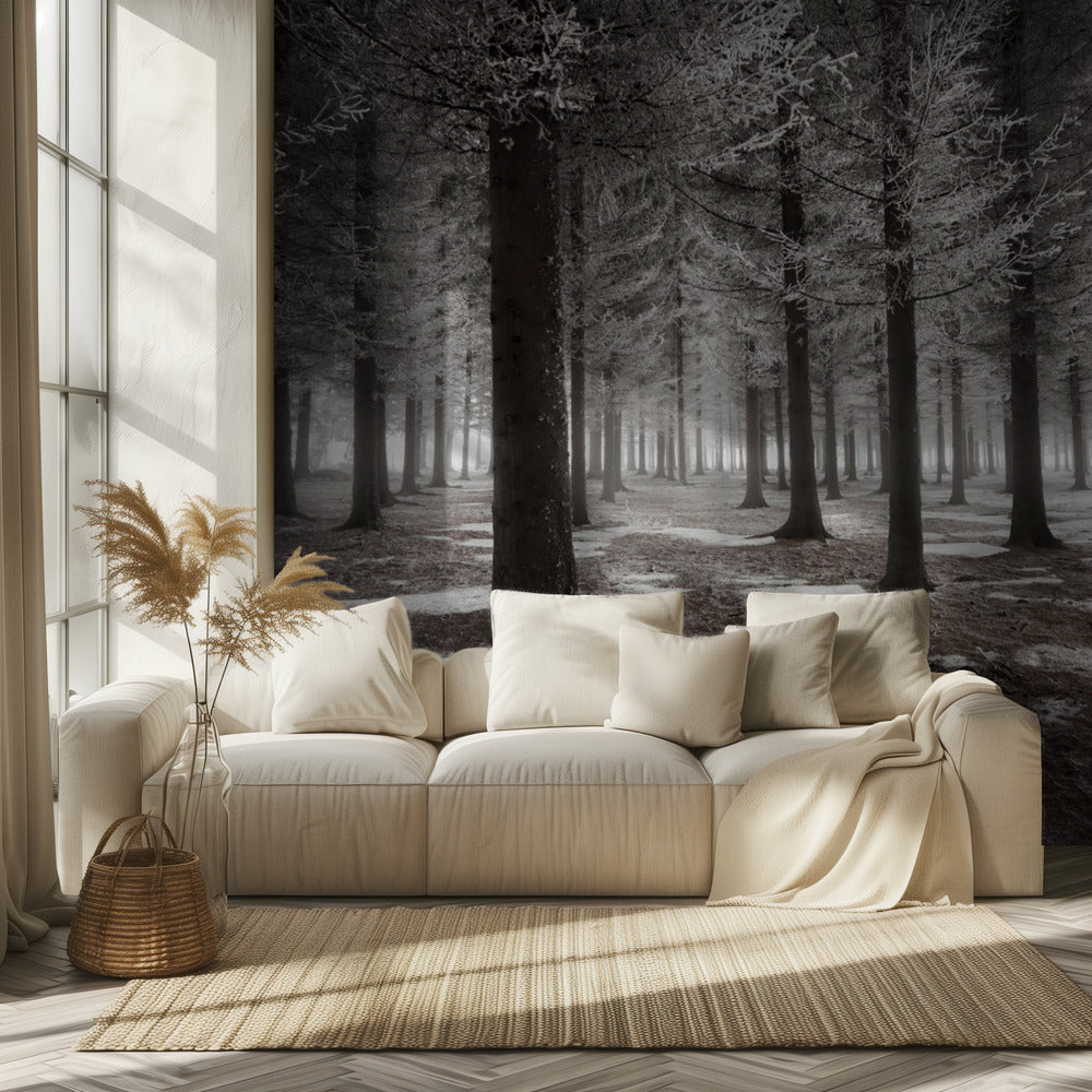 Het begin van de winter | Behang