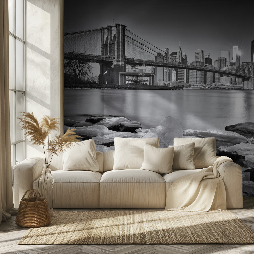 New York - Brooklyn Bridge | Behang