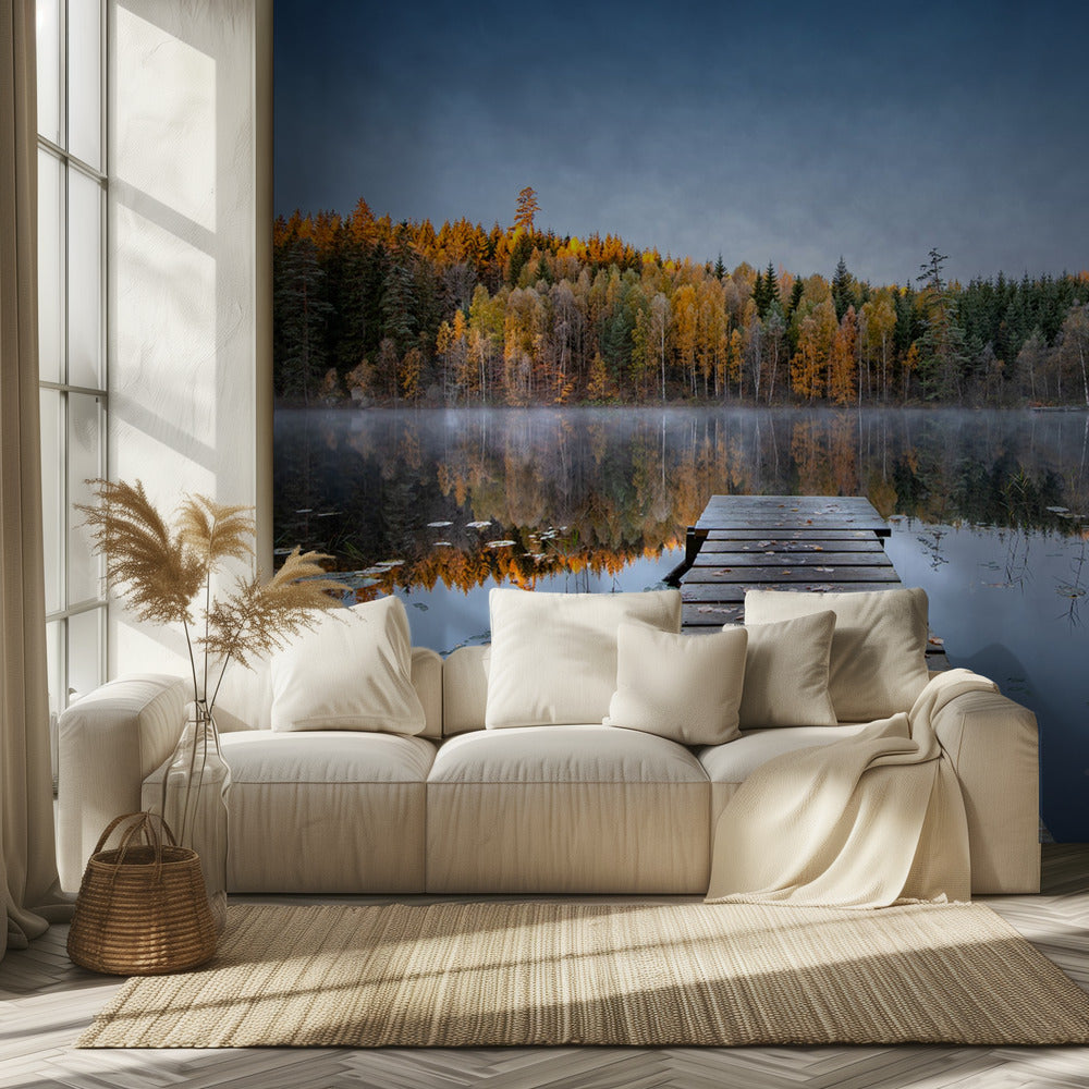 Herfstpier | Behang