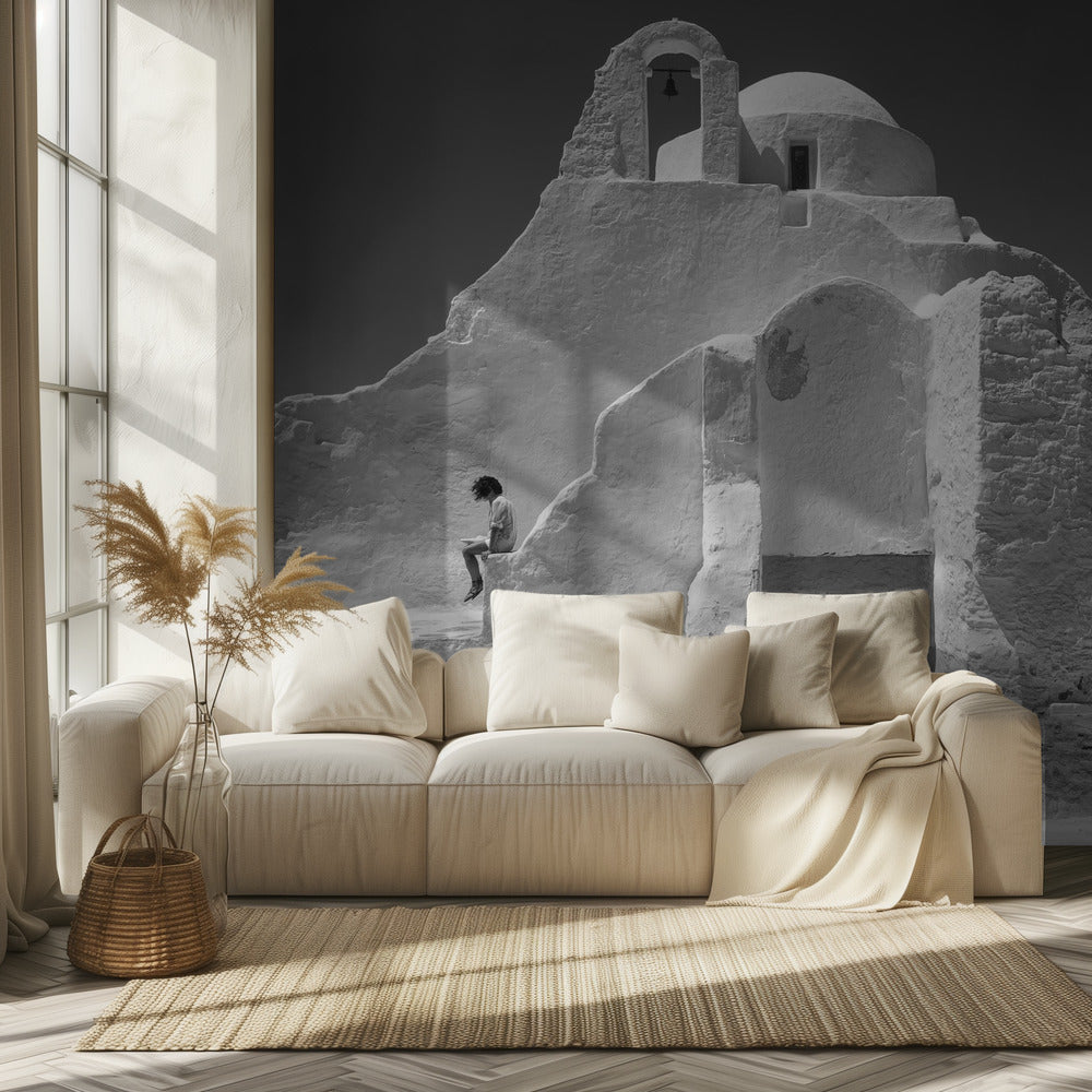 Paraportiani, Mykonos, Griekenland | Behang