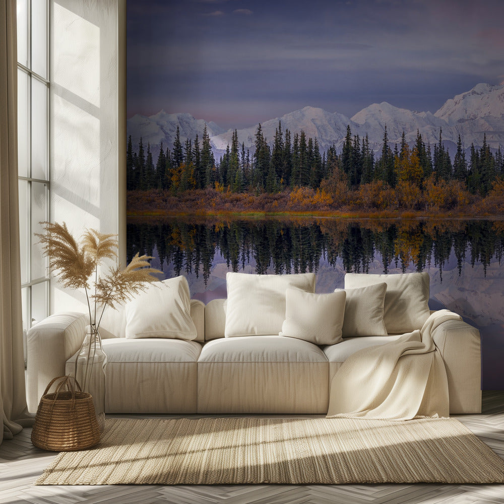 Denali Reflectie | Behang