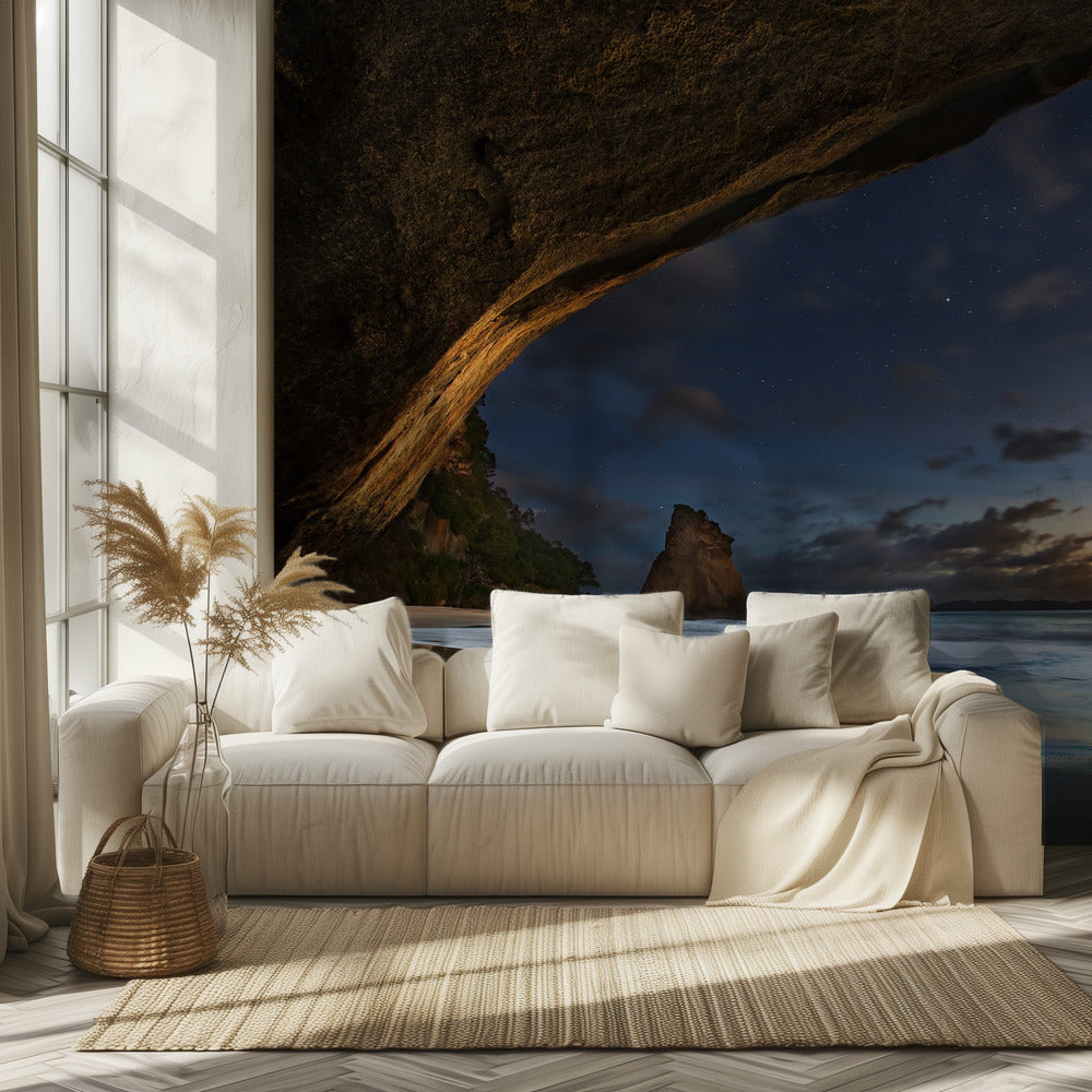 Cathedral Cove | Behang