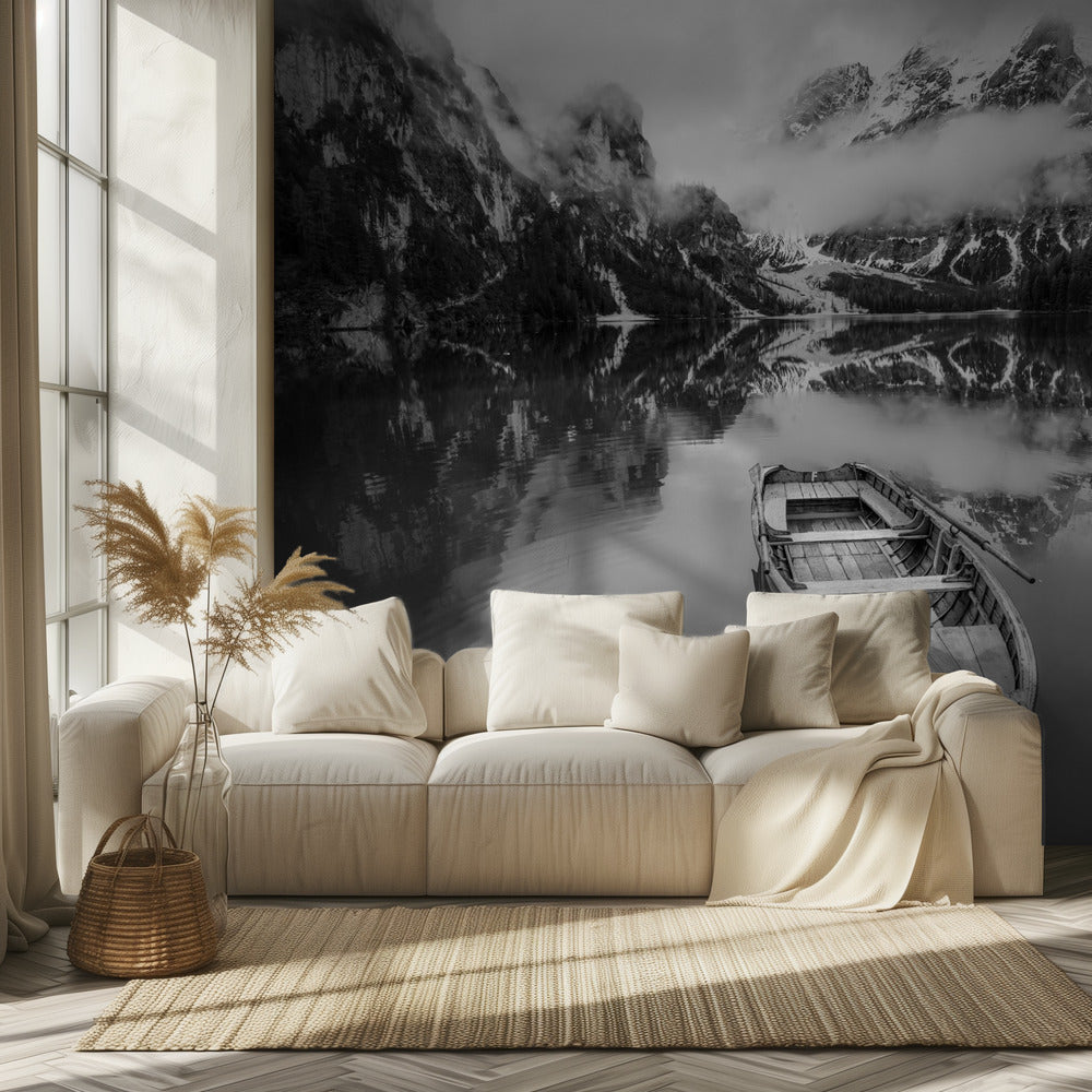 Wit en zwart | Behang