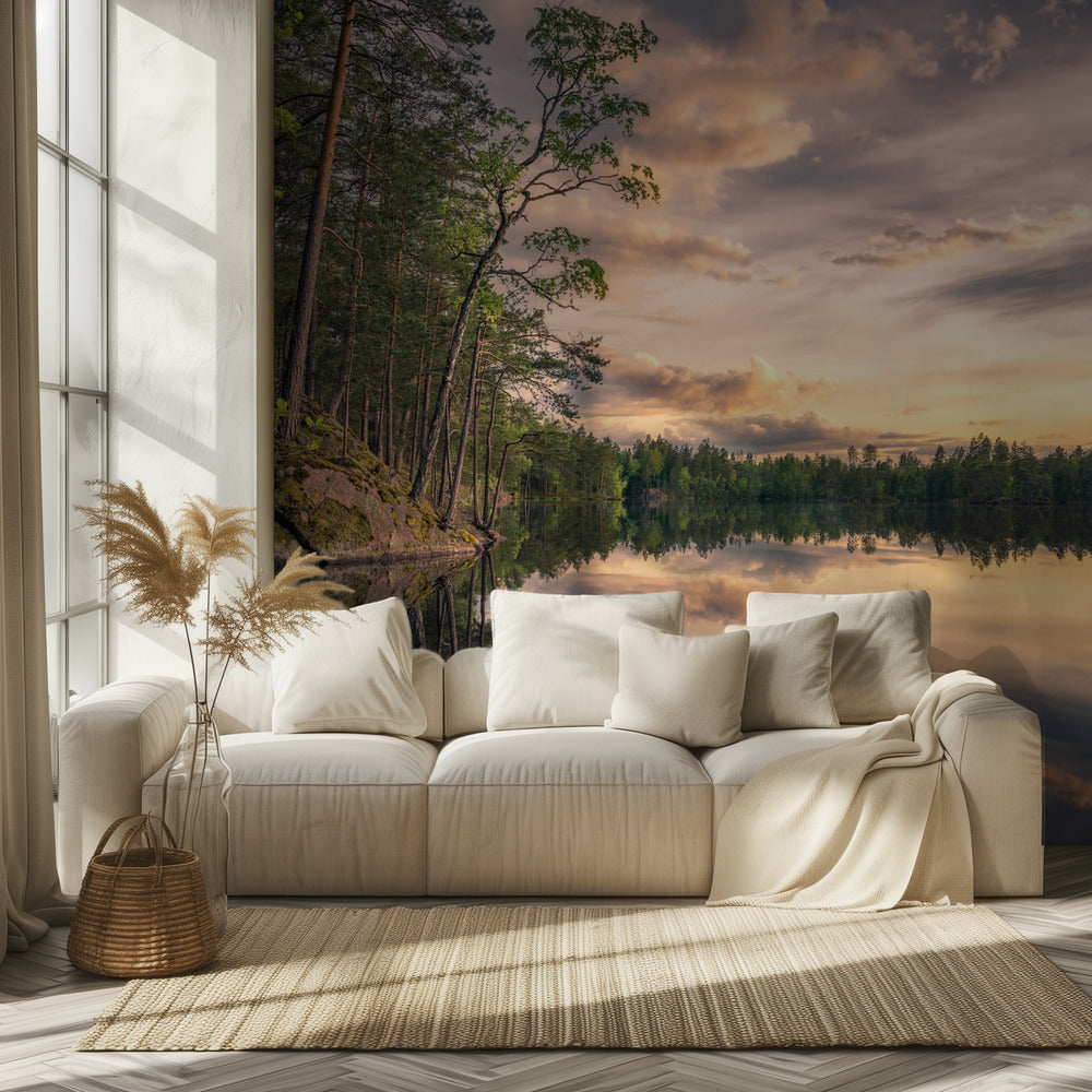 Lake Tarmsjön, Zweden | Behang