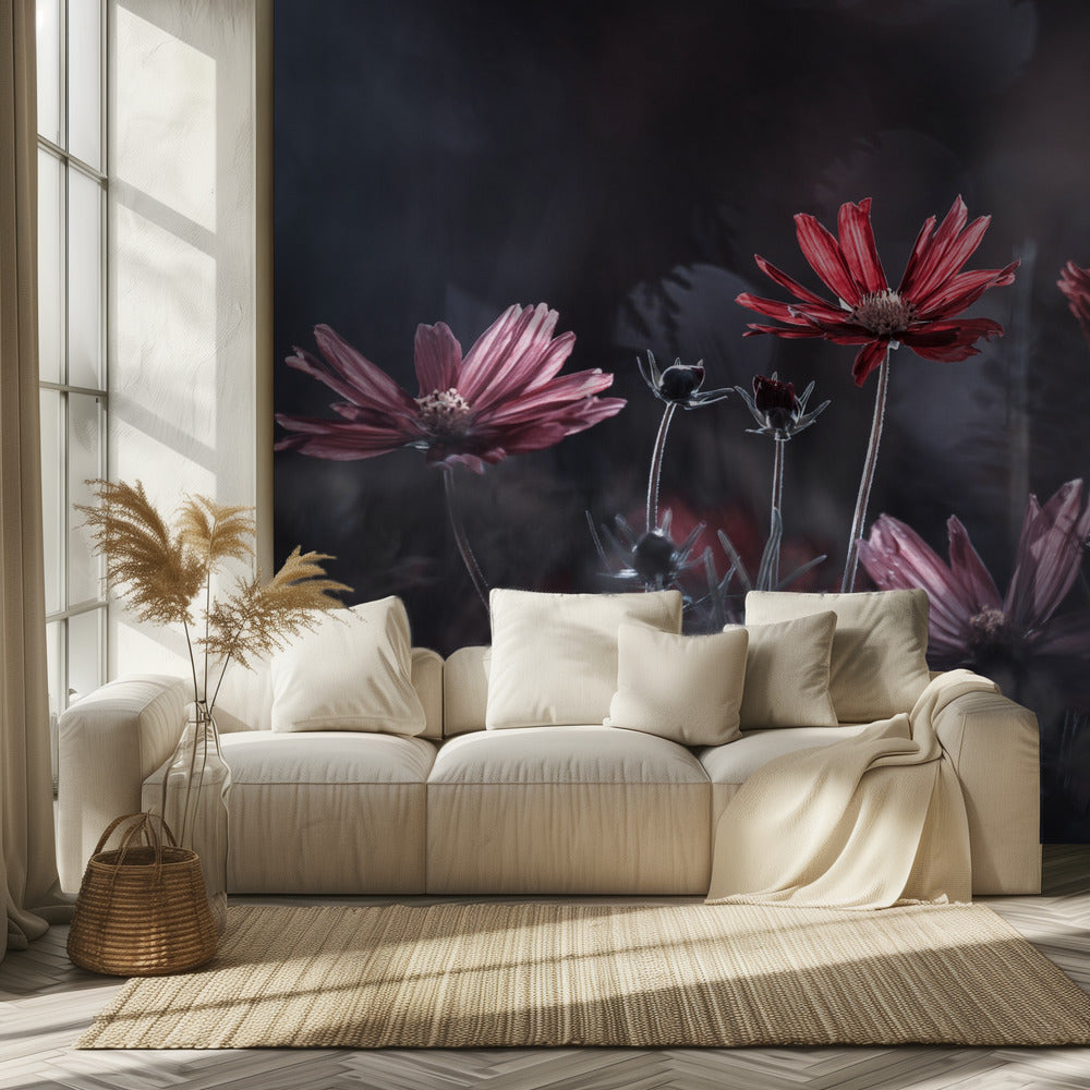 Les fleurs du Bien | Behang