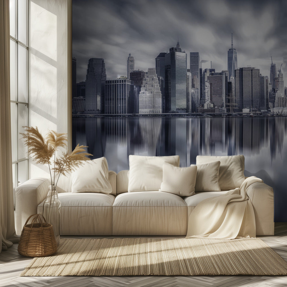Manhattan Reflectie | Behang