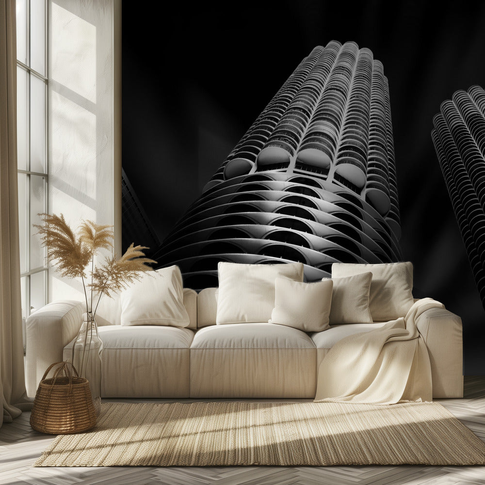 Marina City (Maïskolf) | Behang