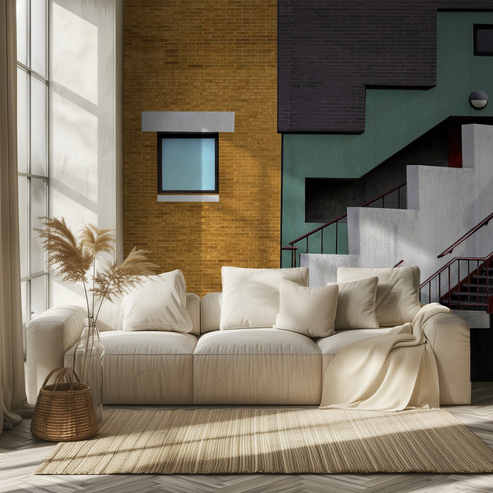 Gevel - Boston MA | Behang