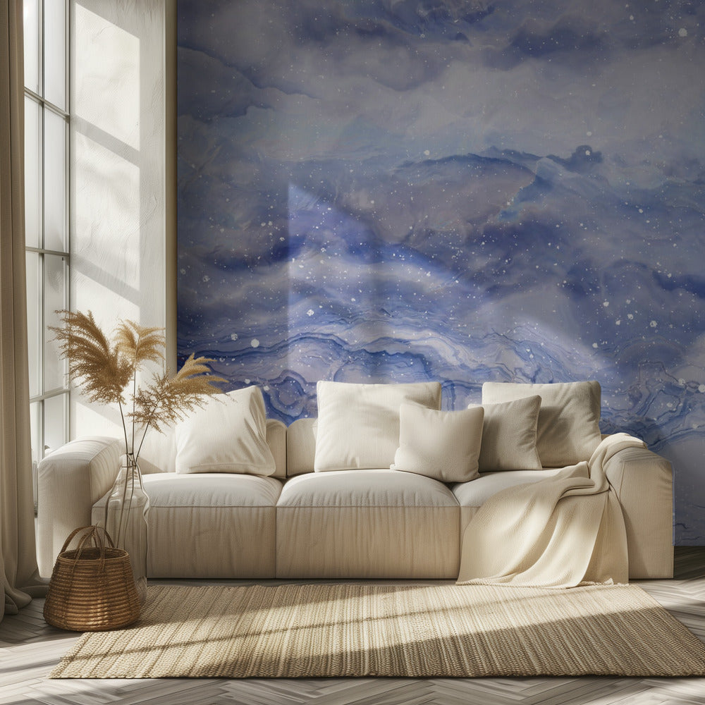 Mystieke wintergolven | Behang