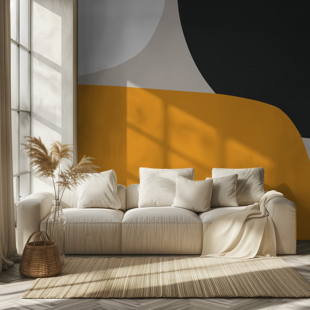 Gedurfde geometrische vormen | Behang