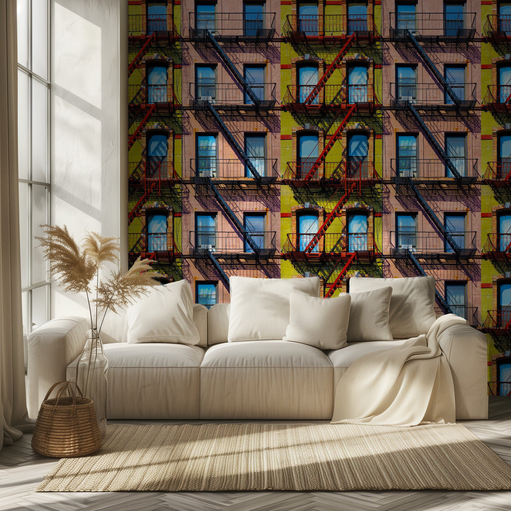New York Windows | Behang