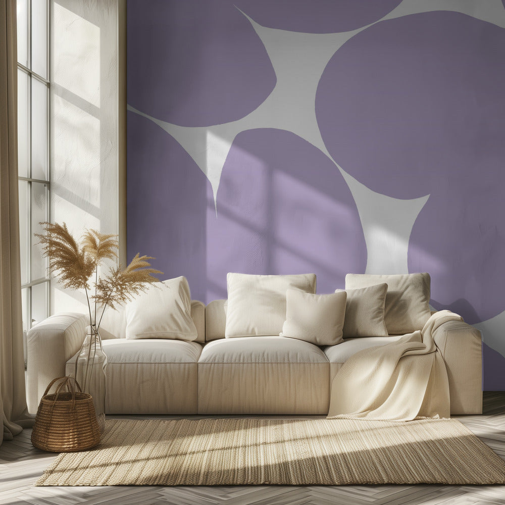 Lavendelblaadjes Droom | Behang