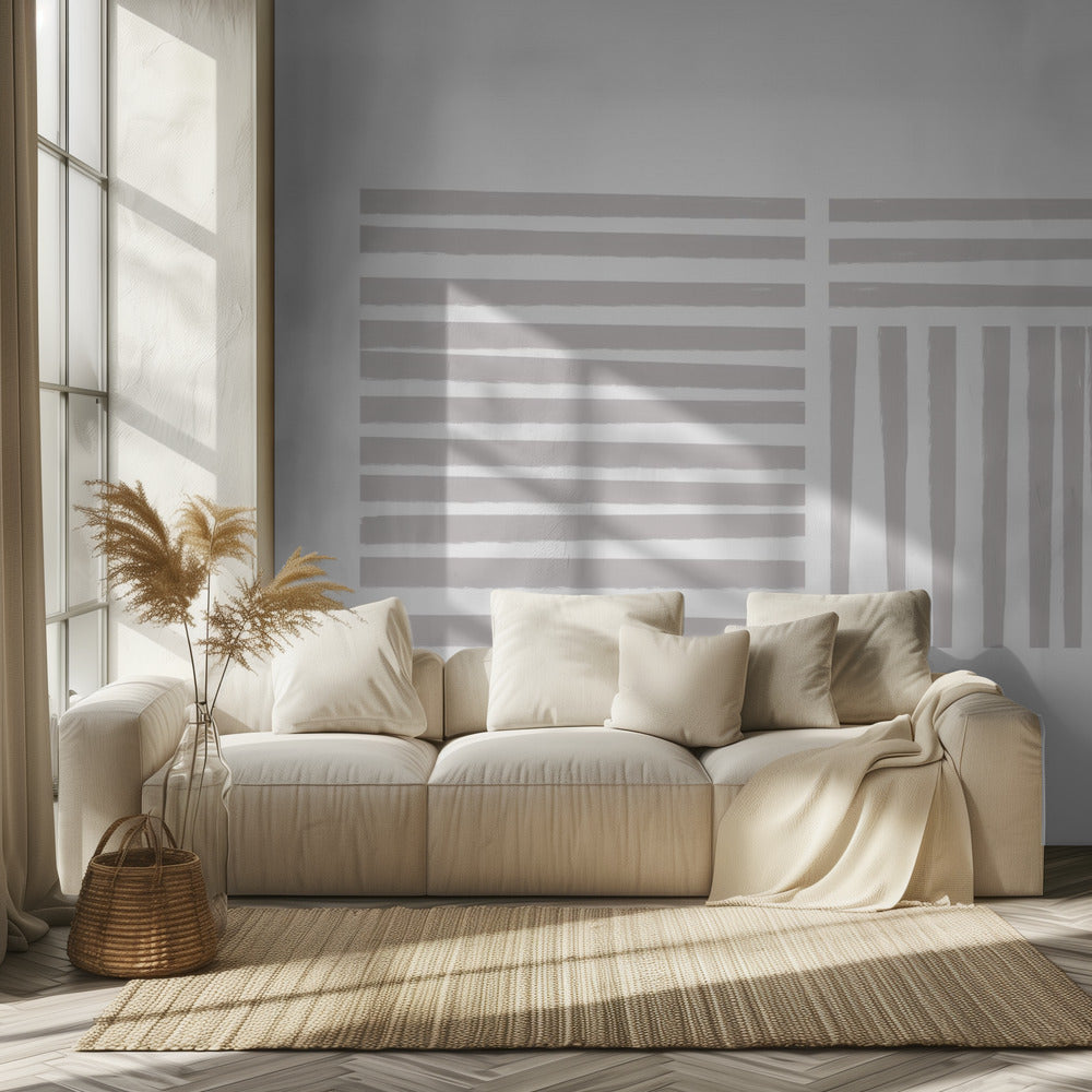 Lijnen in harmonie | Behang
