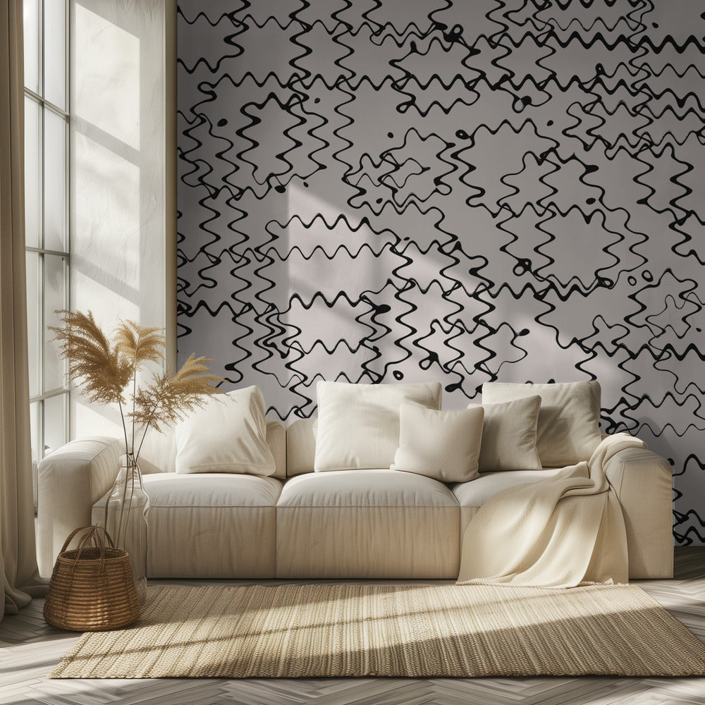 Zigzag Mijmering | Behang