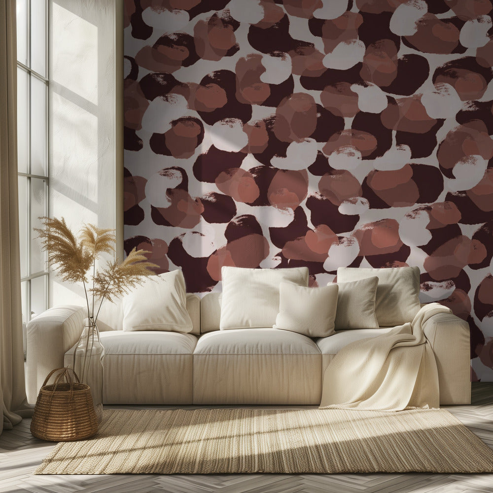 Abstracte kiezeldans | Behang