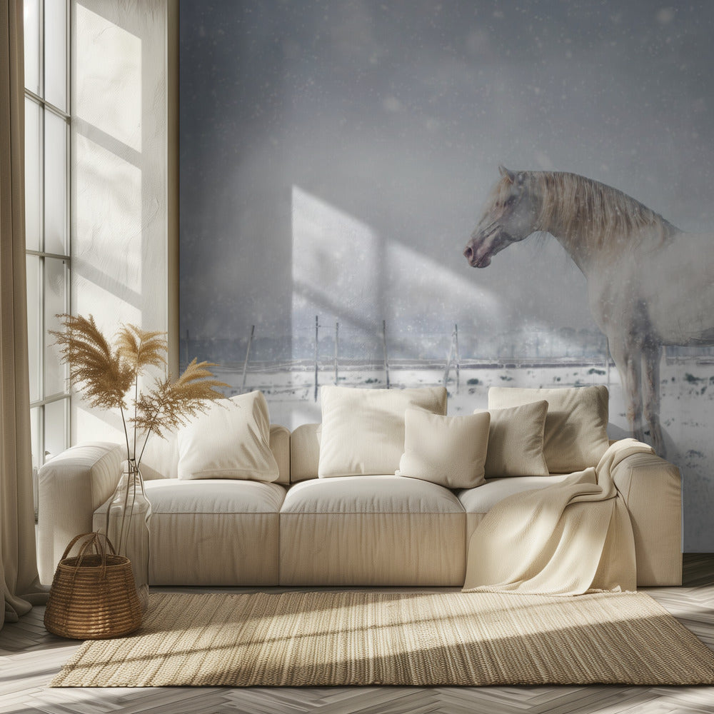 Laat het sneeuwen... | Behang