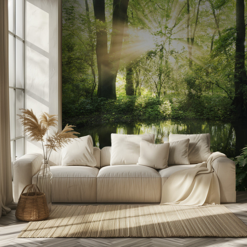 Groen Park | Behang