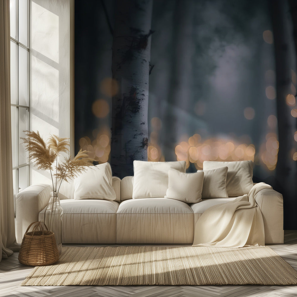 Betoverd Glow Forest | Achtergrond