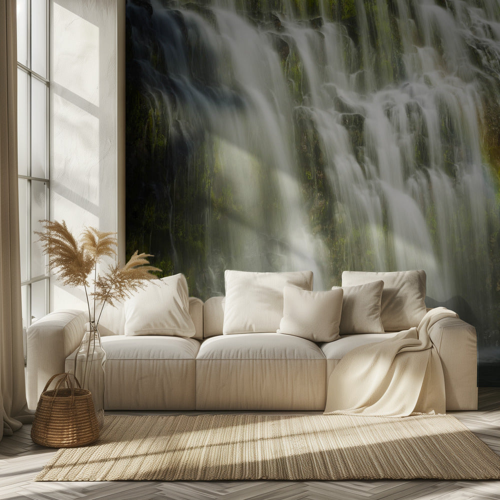 Regenboogwatervallen | Behang