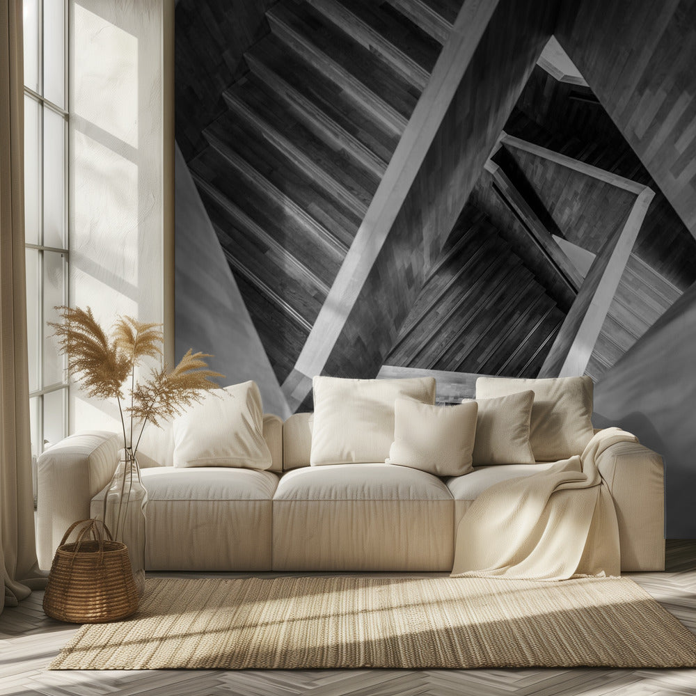 Trappen zoals Escher | Behang