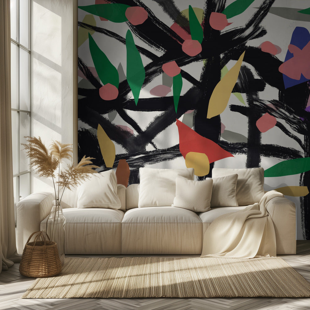 Kleuren in het bos 06 | Behang
