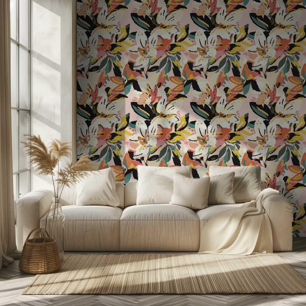 Floral Fusion Bliss | Behang