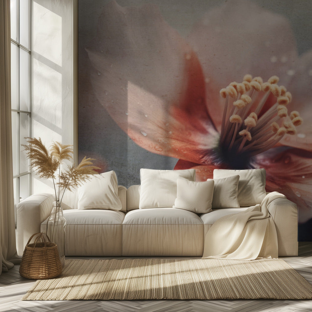 Bloemblaadjes van Sereniteit | Behang