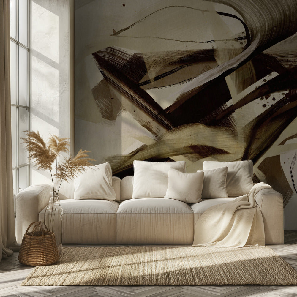 Elegantie in beweging | Behang