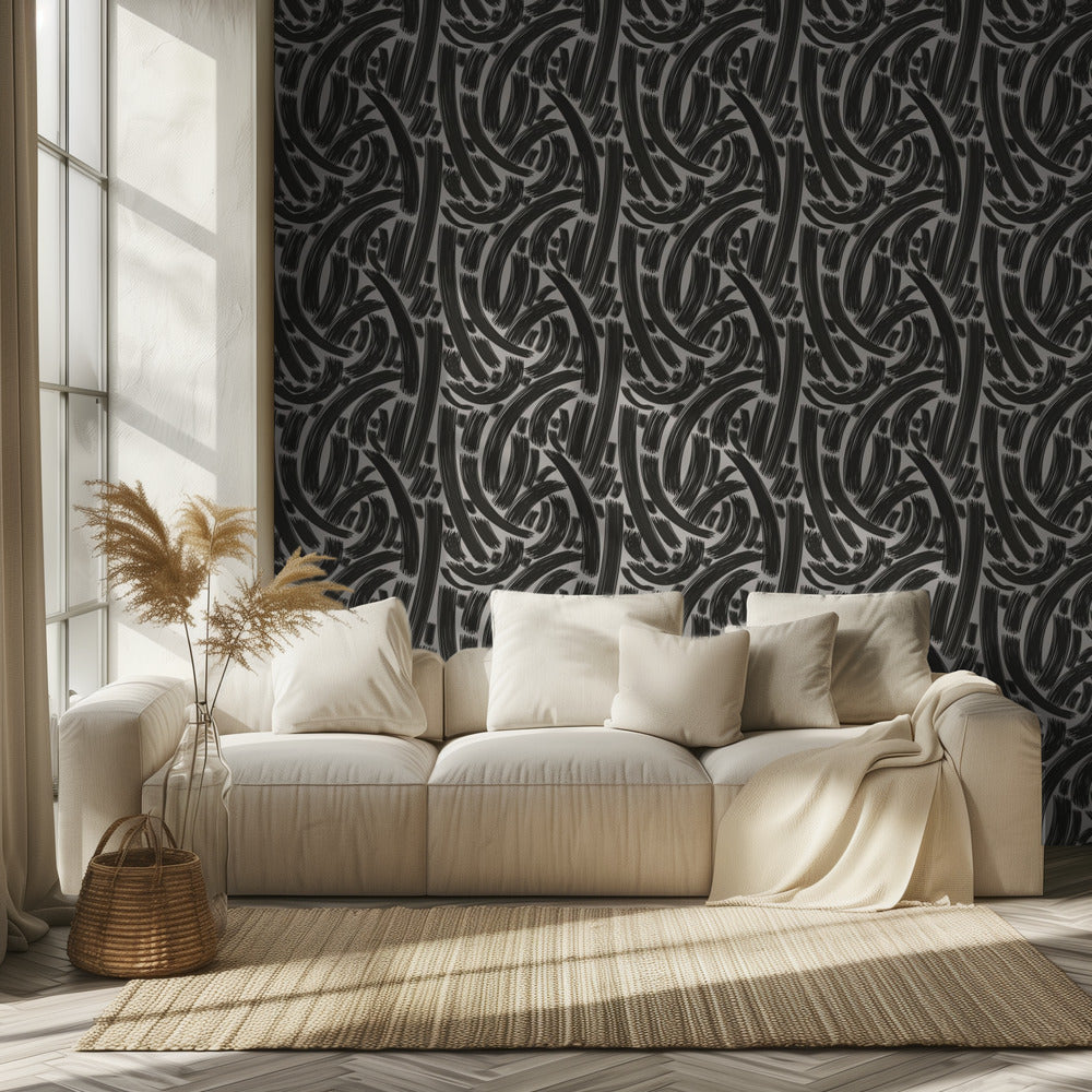 Zwarte Golf | Behang