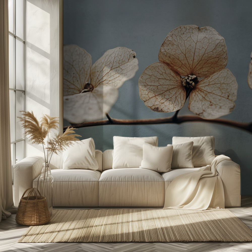Fluisterende Bloemblaadjes | Behang