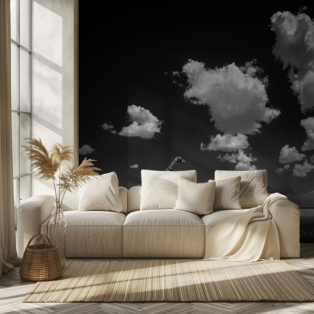Weg met de wolken | Behang