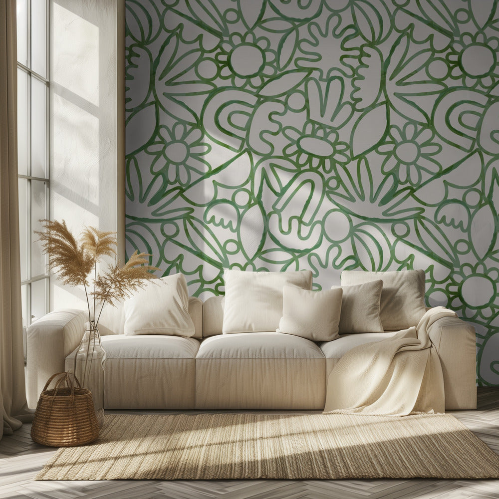 Botanical Harmony | Wallpaper