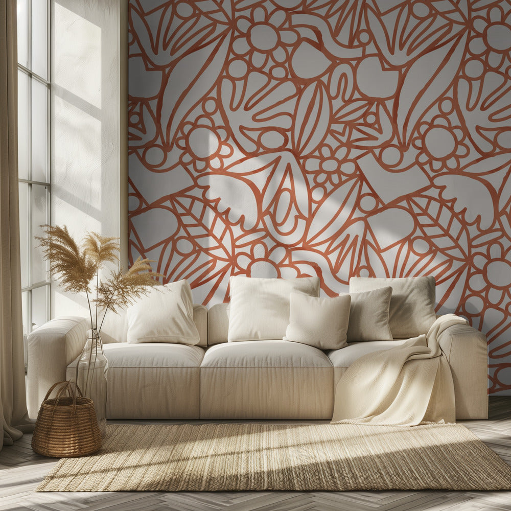Bloemenharmonie | Behang