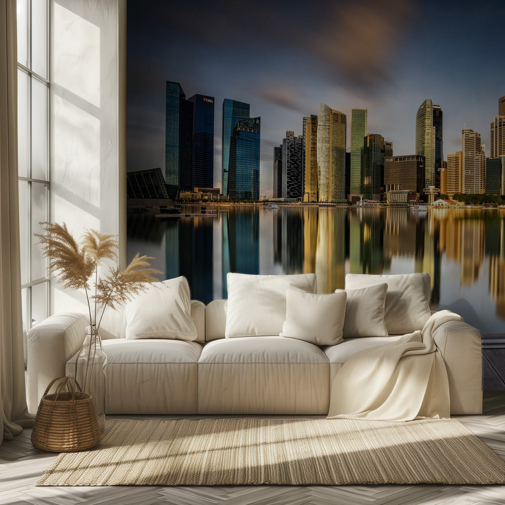Gouden ochtend in Singapore | Achtergrond