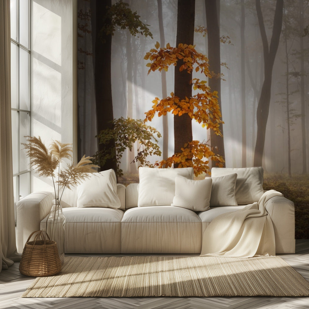In novemberlicht | Behang