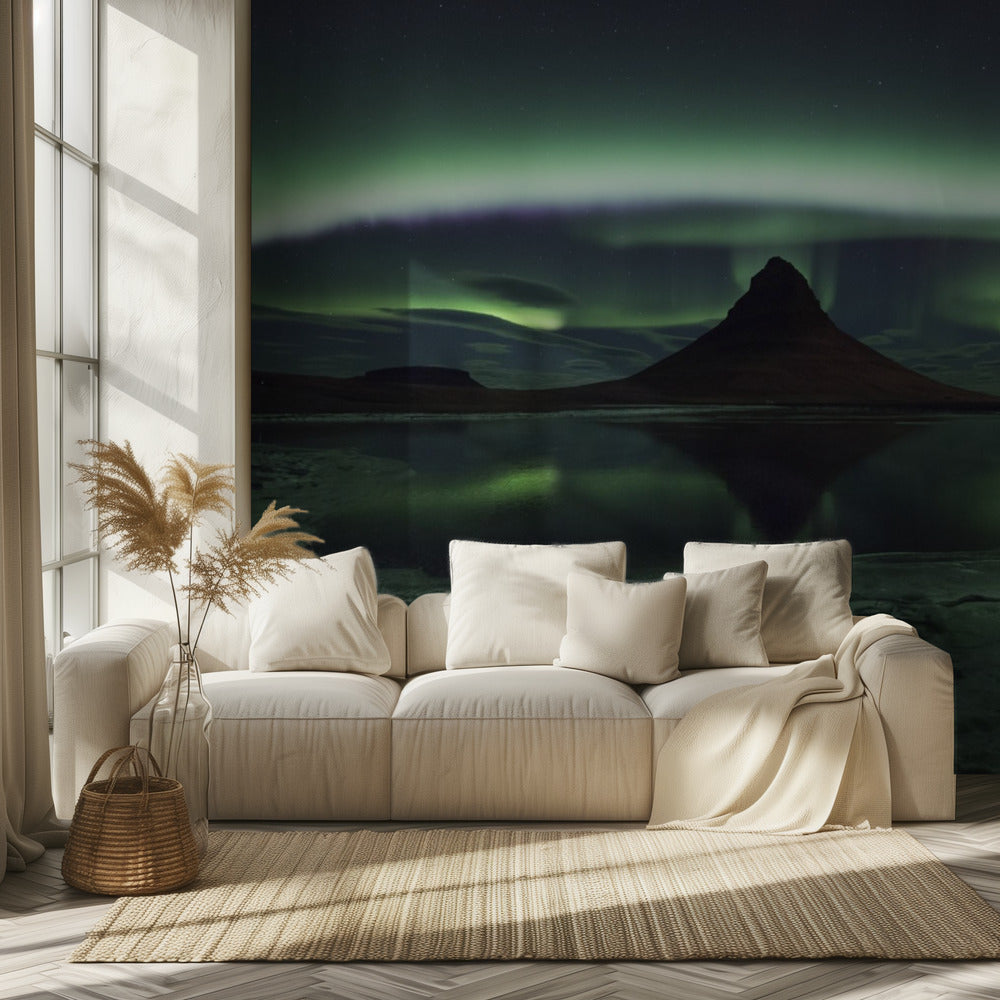 Kirkjufell Aurora | Achtergrond