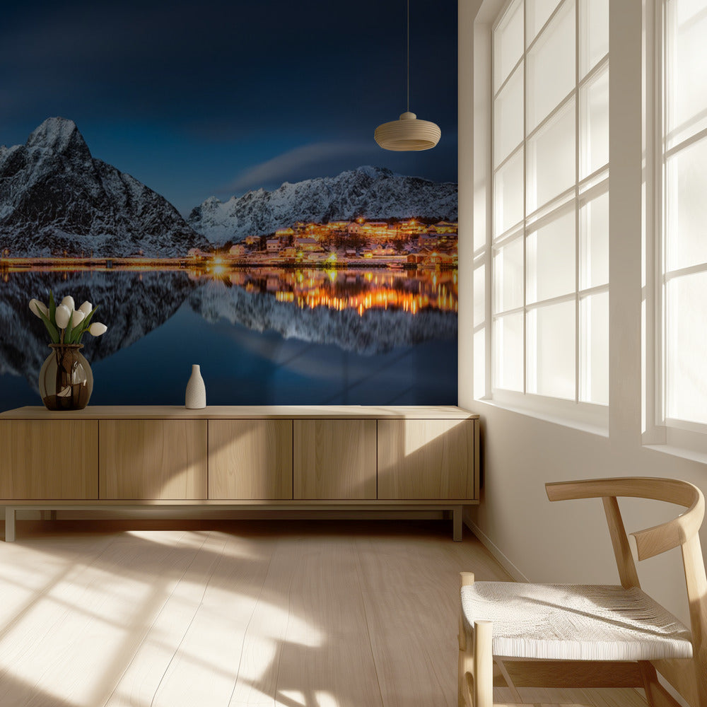 blauw uur | Behang