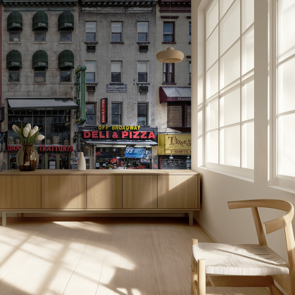 Een koude dag in New York | Behang