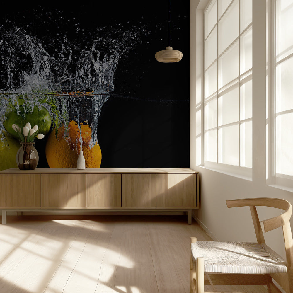 Citrus splash | Behang