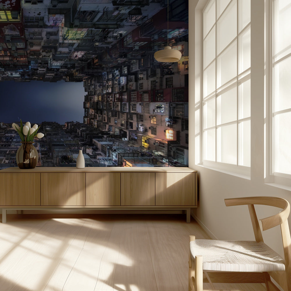 Bijenkorfgebouwen | Behang