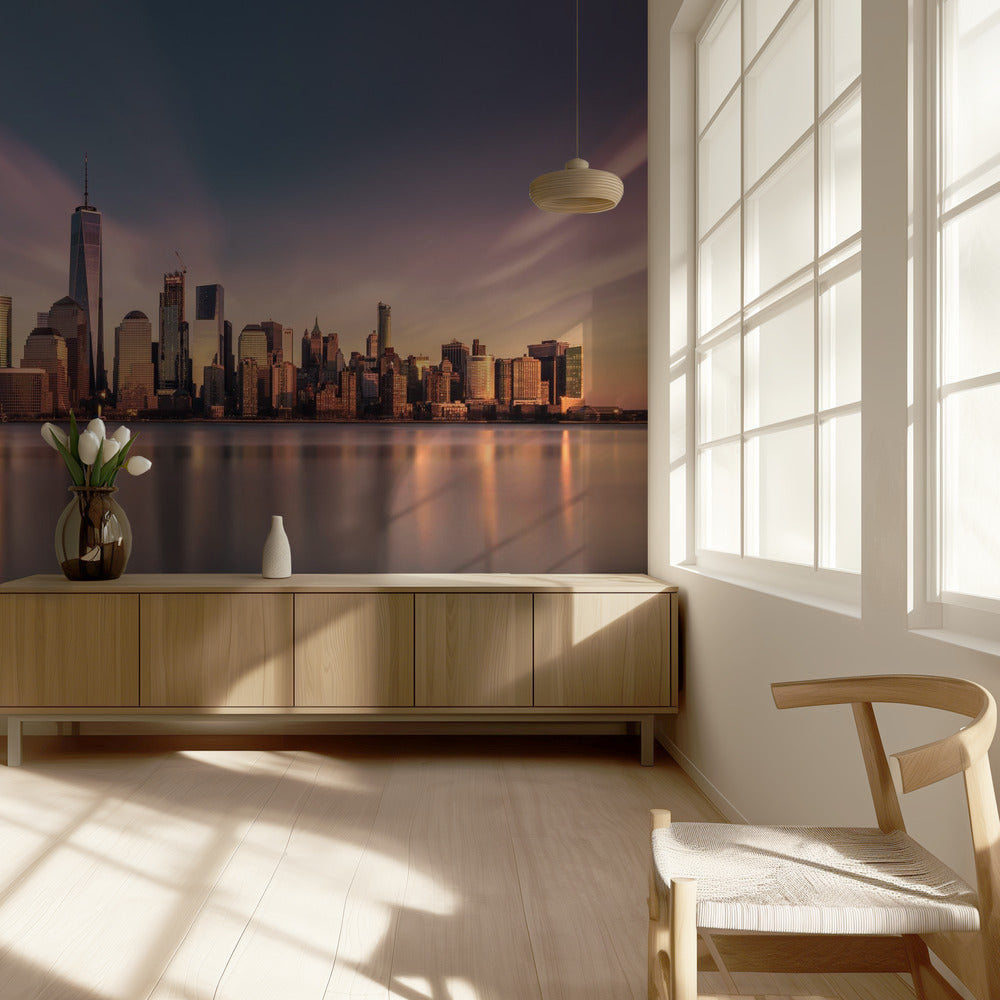 Gouden Manhattan | Behang