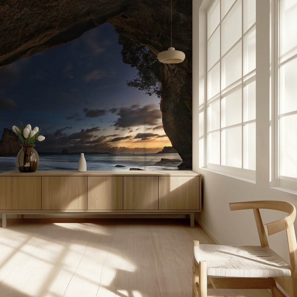 Cathedral Cove | Behang