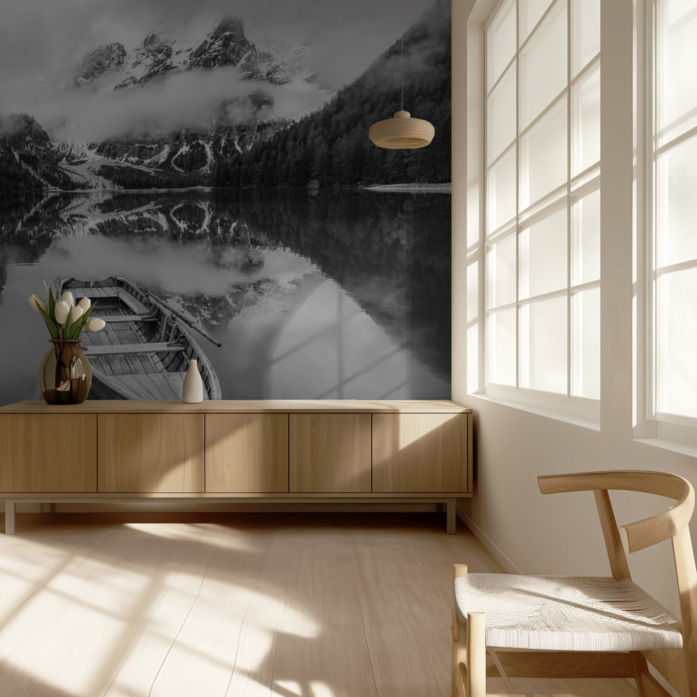 Wit en zwart | Behang