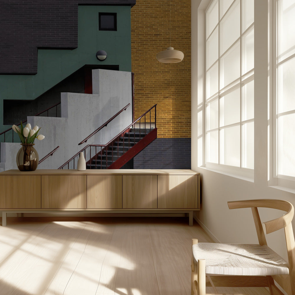 Gevel - Boston MA | Behang