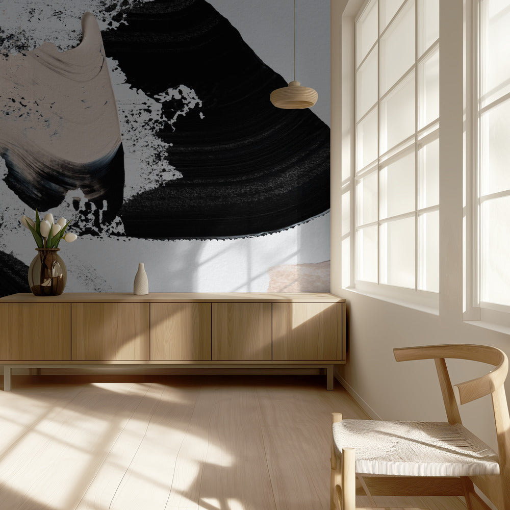 Zwart en Naakt | Behang