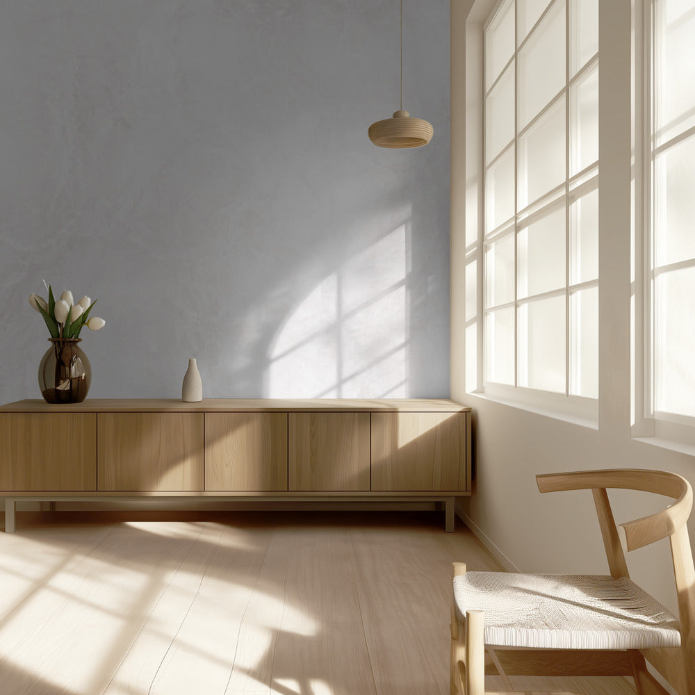 White And Grey Veining | Wallpaper