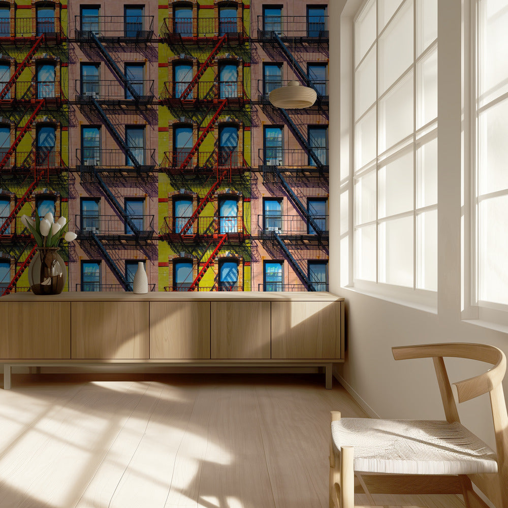 New York Windows | Behang